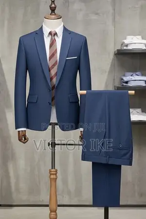 Elitman Navy Blue Formal Suits - All Sizes