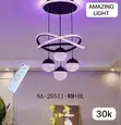 Sun King LED Chandelier - Color Changing, Smart Control - 1