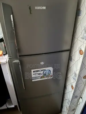 BRÜHM Refrigerator - Silver/Grey