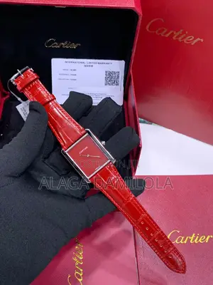 Cartier Leather Wrist Watch
