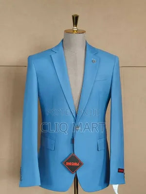Dino Casila Sky Blue Slim Fit Suit