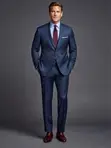 Elitman Navy Blue Formal Suits - Brand New - 1