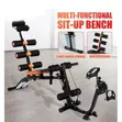 Sabon Six Pack Multifunction Exercise Machine Tare da Pedal - 2