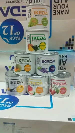 Ikeda Liquid Tin Can Car Air Freshener - 120g
