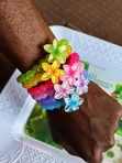 Sweet Floral Bracelets - Yellow, Purple, Pink, Green, Blue - 1
