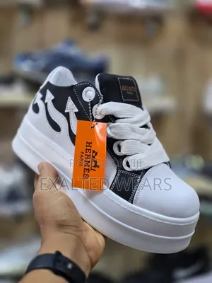 Hermes Luxury Sneakers - Black & White | Brand New