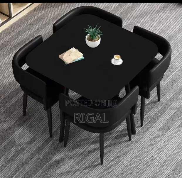 4 Seater Marble Dining Set - 1