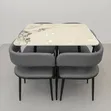 4 Seater Marble Dining Set - 3