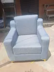 Sabon Grey Sofa Chair Mai Hannun Jaki - 2