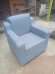Sabon Grey Sofa Chair Mai Hannun Jaki - 3