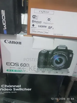 Kyamaran Canon 60D tare da 18-135mm Lens