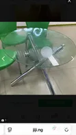 Transparent Dining Table Set - 2