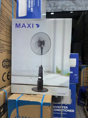 Maxi Fan Mai Tsayawa Mai Sake Caji Na 18-inch