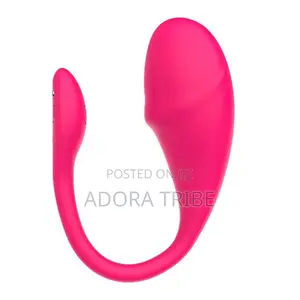 U-Shaped Wearable Vibrator - Pink