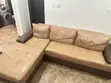 Home Interiors L-Shape Sofa - Brown Leather - 1