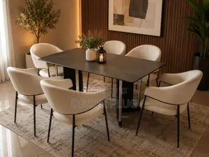 6 Seater Marble Dining Table