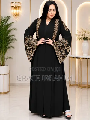 Abaya, Atampa & Bubu Gowns - Ash