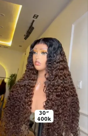 30-Inch Long Curly Wig - Full, Voluminous Curls