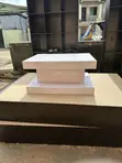 White Glamour Center Table - 1