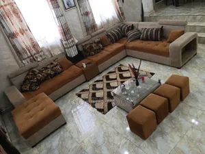 U Shape Sofa Couch Set - Home Interiors