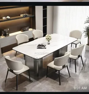 Divine Grace Dining Set - 6 Seater Rectangular