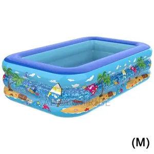 Inflatable Swimming Pool - Family Size, Durable PVC