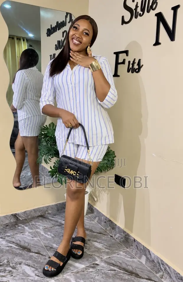 100K Cotton Two-Piece Shorts Set - 1