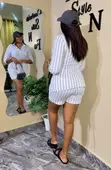 100K Cotton Two-Piece Shorts Set - 3