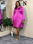 Florence Silk Dress - Sheered Waist - 2