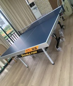 Commercial Aluminum Double Fish Outdoor Table Tennis Table