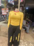 Zara Yellow Joggers da Dogon Basic Top Set - Sabon Abu - 1