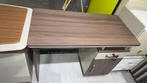 Modern Office Table with 3 Drawers and Cupboard