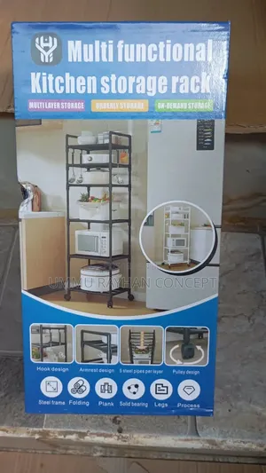 PUR 5-Layer Multi-Purpose Kitchen Rack - Baki