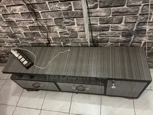 Wooden TV Console and Media Stand with Drawers and Cabinet