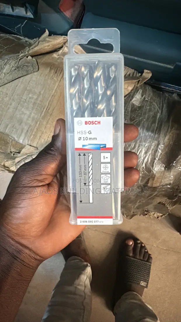 5pcs Bosch 10mm Drill Bits - 1
