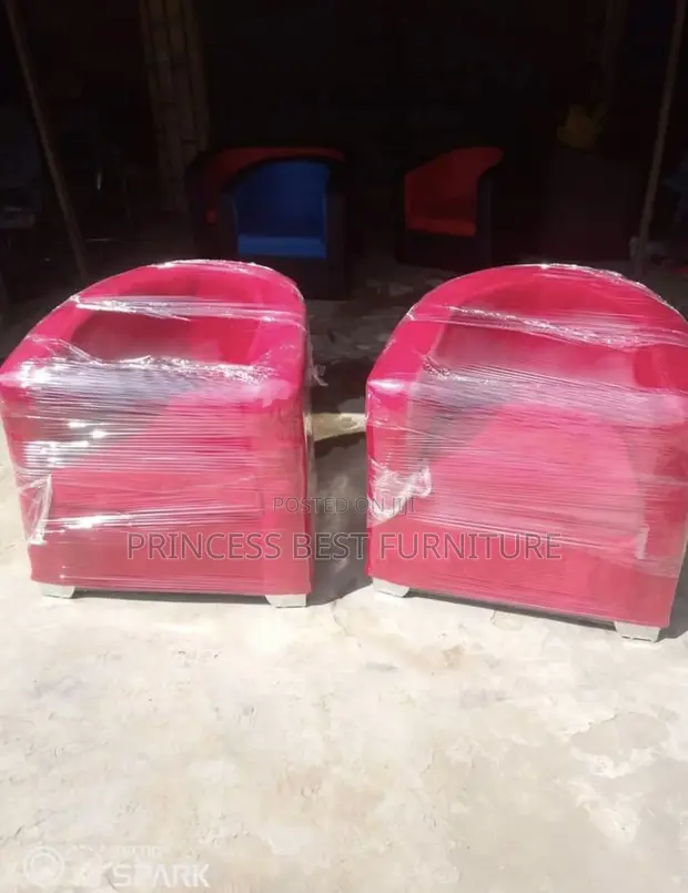 Red Bucket Chair - Home Interiors - 1