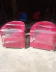 Red Bucket Chair - Home Interiors - 1