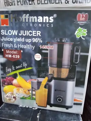 Hoffman Slow Juicer - 400W, 145mm Chute