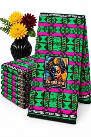 Kurubute Colourful Ankara Fabric - 6 Yards