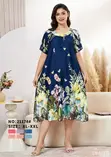 Maxhosa Blue Cotton Kayar Dare Ga Mata - 2