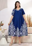 Maxhosa Blue Cotton Kayar Dare Ga Mata - 3