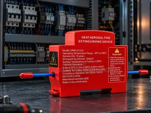 Automatic Heat Aerosol Fire Extinguisher Device