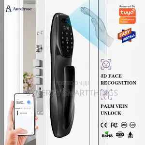 Z47 Tuya Smart Door Lock with Face ID, Fingerprint, Keys/Cards