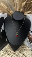 Cherry Necklace - Stainless Steel - 2