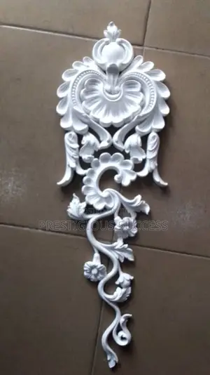 Cornice Ornament - White