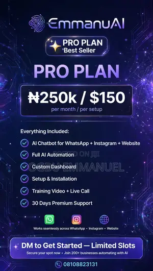 EmmanuAI WhatsApp & Instagram AI Chatbot for Business
