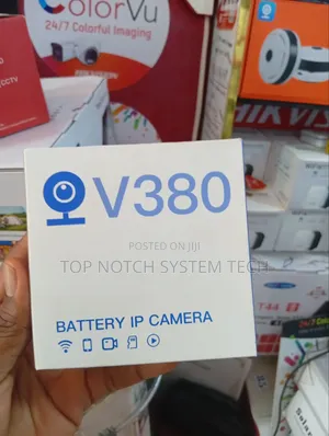 V380 Battery IP Camera - WiFi Wireless, 2-Way Audio, Motion Detect