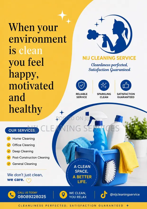 NIJ Cleaning Services - Professional Cleaning in Abuja - 1