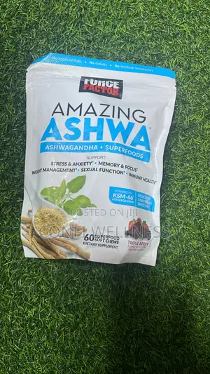 Force Factor Ashwagandha Gummies - Stress, Anxiety, Focus Support