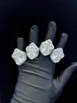 Zoben Zinare Na Maza Mai Zircon - Girman 10 - 1